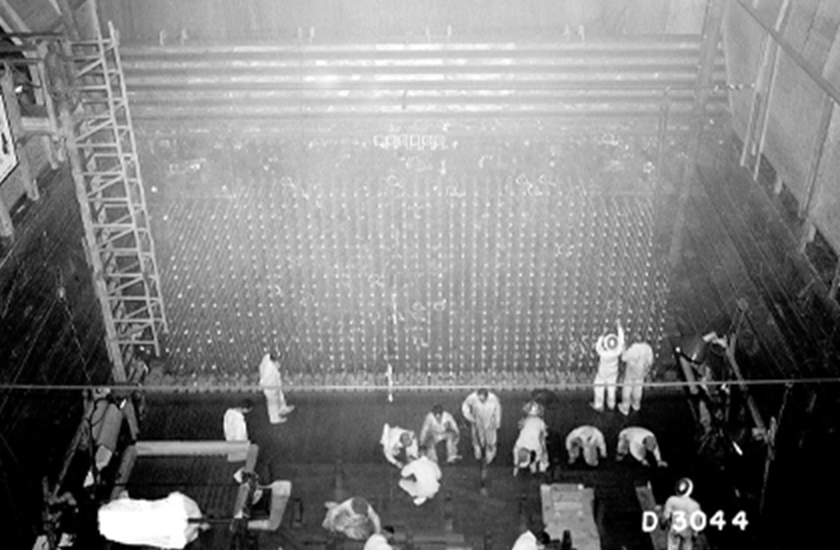A photo of the B Reactor.